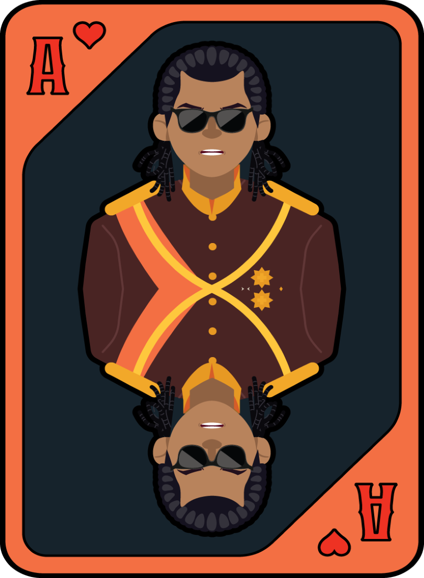 Personalized trading card example 1